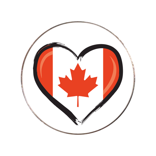 190 - Canadian Flag Heart