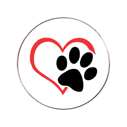 211 - Dog Paw Heart