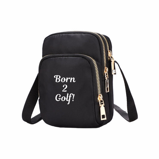 Nylon Crossbody Bag - Black (2)