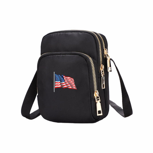 Nylon Crossbody Bag - Black (26)