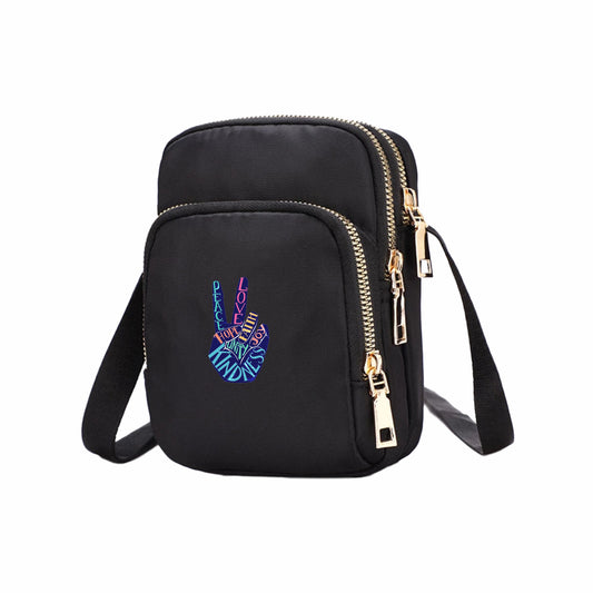 Nylon Crossbody Bag - Black (30)