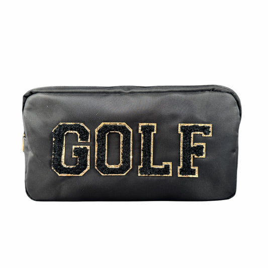 Golf (Black with Black/Gold Letters)