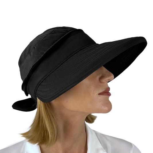 Ladies Visor - Black