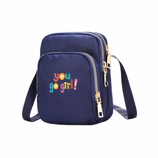 Nylon Crossbody Bag - Navy (16)