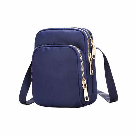 Nylon Crossbody Bag - Navy