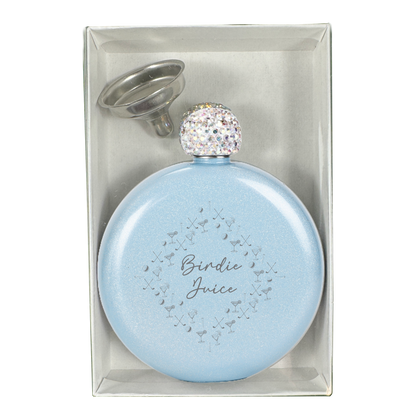 Birdie Juice Flask - Blue