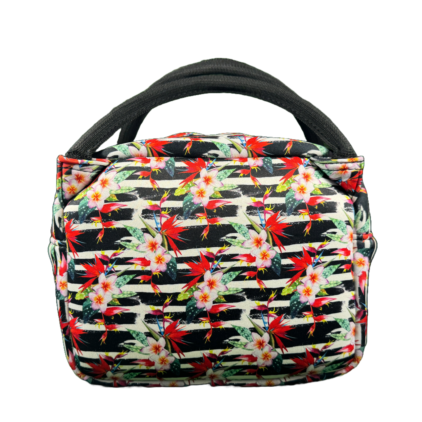 Insulated Square Cooler Bag - Floral Stripes