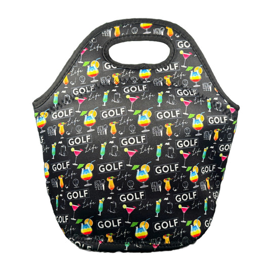 Neoprene Lunch Bag - Golfaholic (Black)