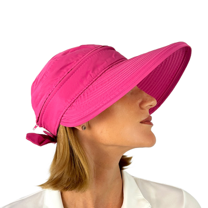 Ladies Visor - Raspberry