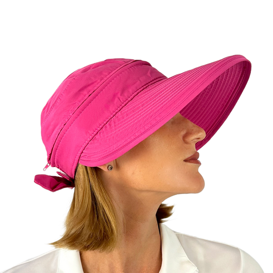 Ladies Visor - Raspberry