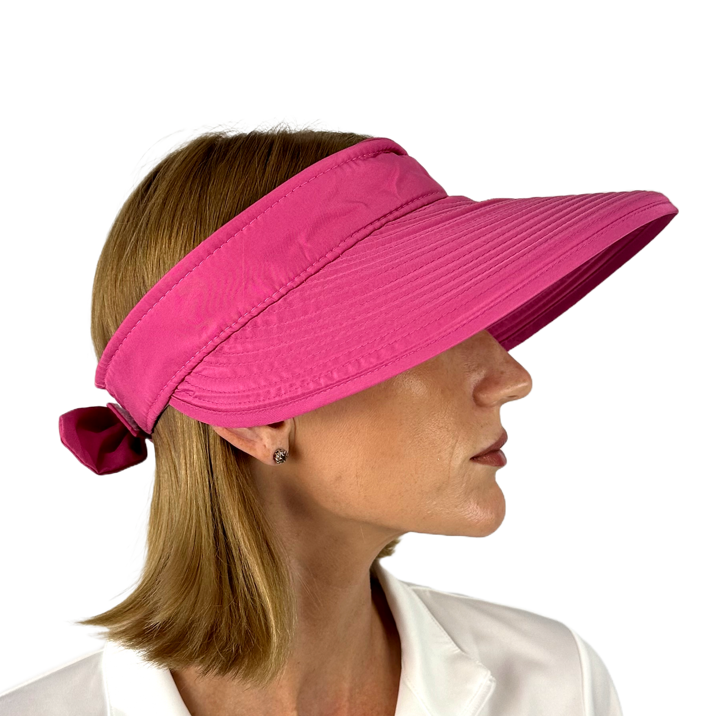 Ladies Visor - Raspberry