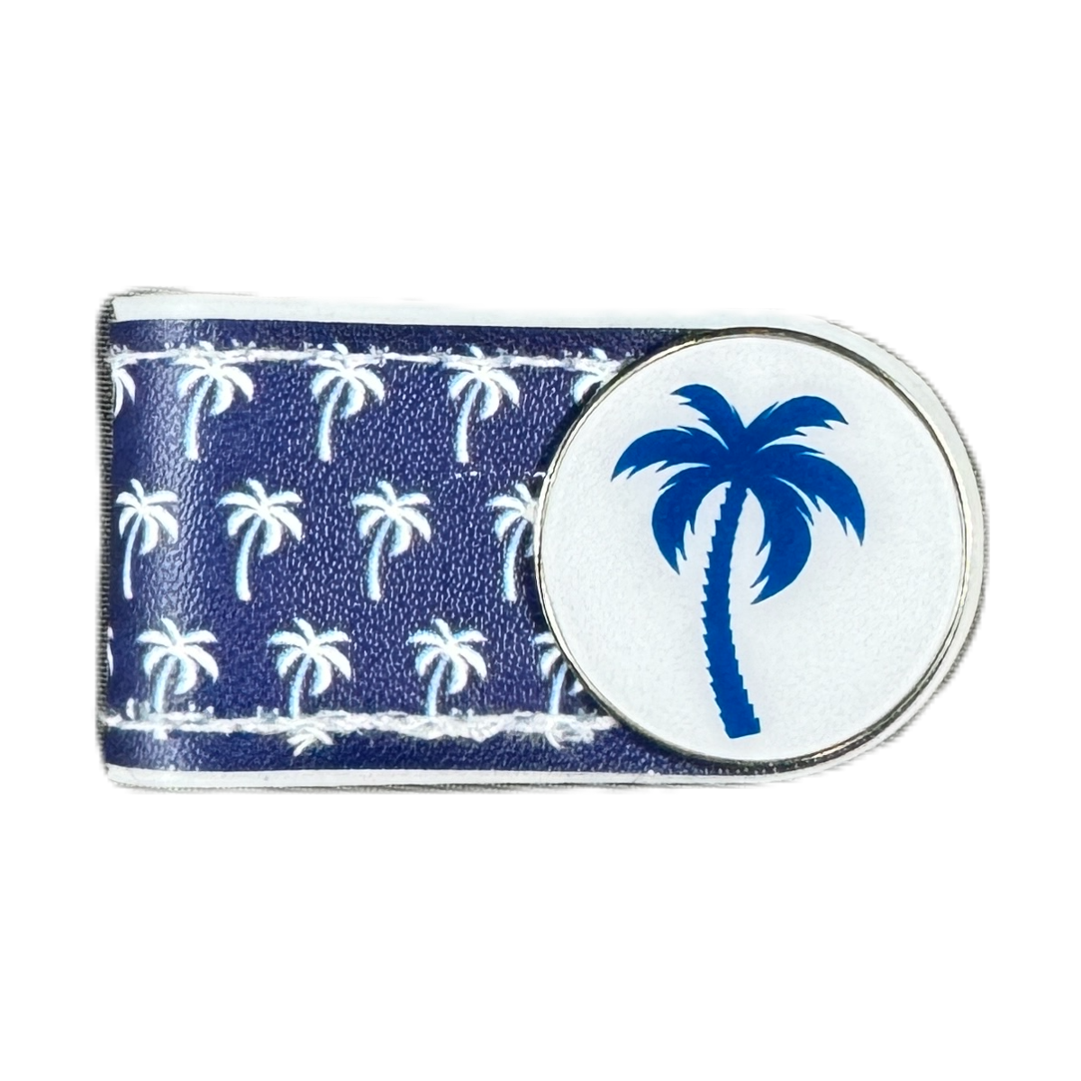 031 Navy Palm Trees