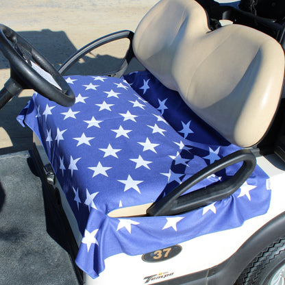 Golf Cart Seat Cover - USA / Stars