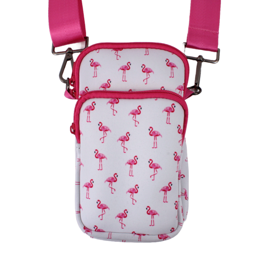 Insulated Crossbody Bag - Flamingo