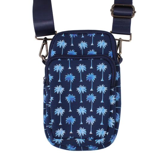 Insulated Crossbody Bag - Palms