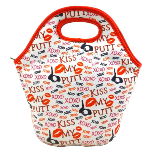 Neoprene Lunch Bag - Kiss My Putt