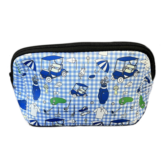 Neoprene Cosmetic Pouch - Ladies Day Out (Blue)