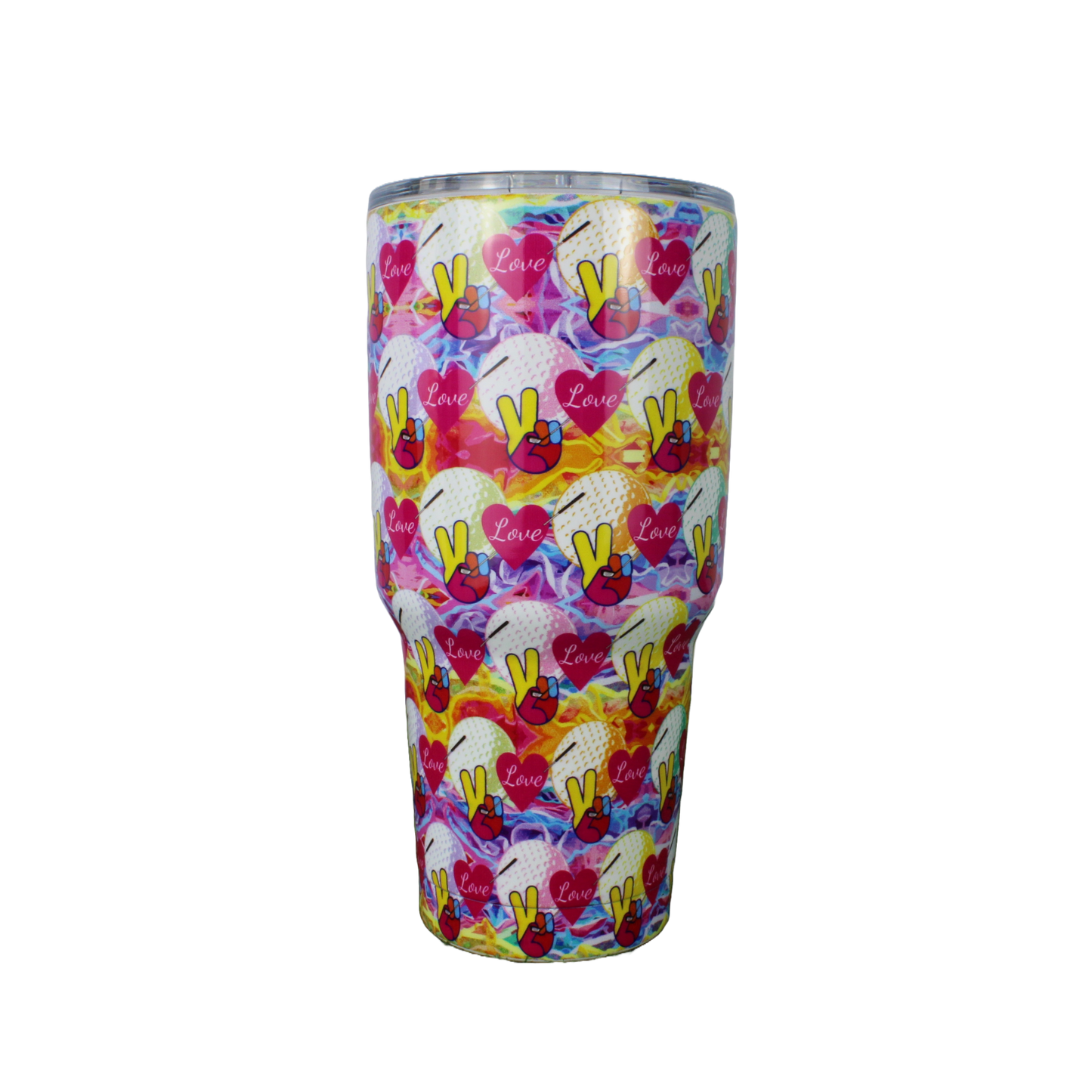 Peace, Love, Golf Tumbler