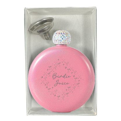 Birdie Juice Flask - Pink