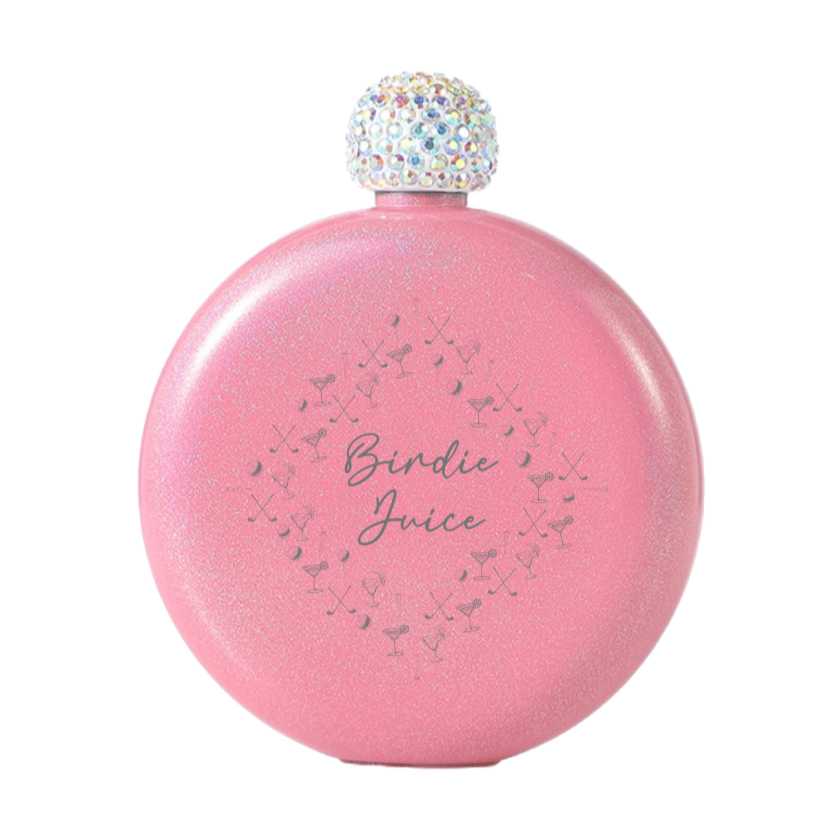 Birdie Juice Flask - Pink