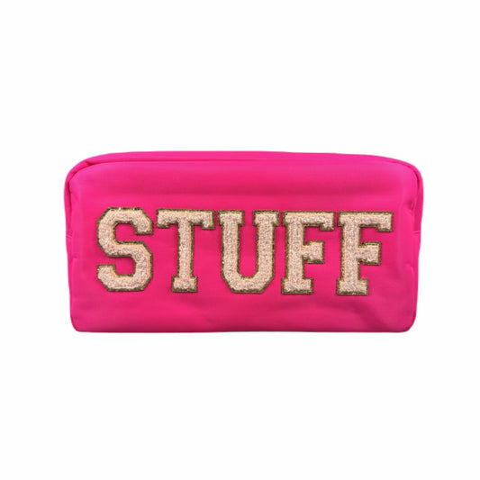 "Stuff" (Pink with Pink Letters)