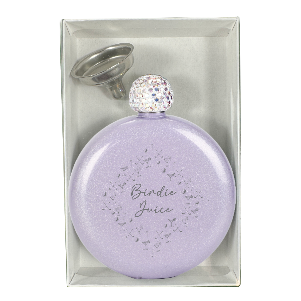 Birdie Juice Flask - Purple