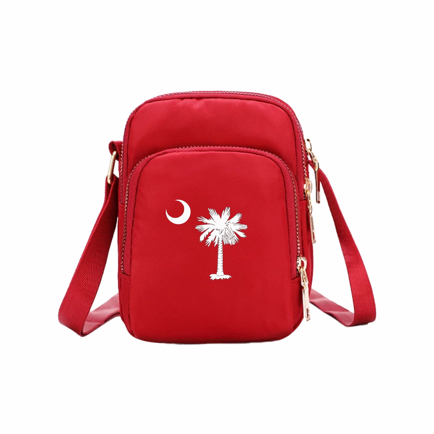 Nylon Crossbody Bag - Red (20)