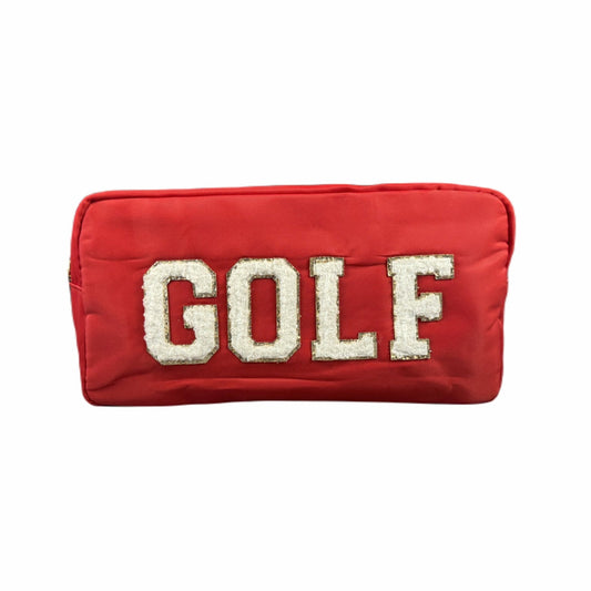 Golf (Red with White Letters)