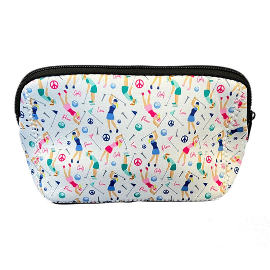 Neoprene Cosmetic Pouch - Swinging Ladies