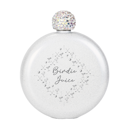 Birdie Juice Flask - White