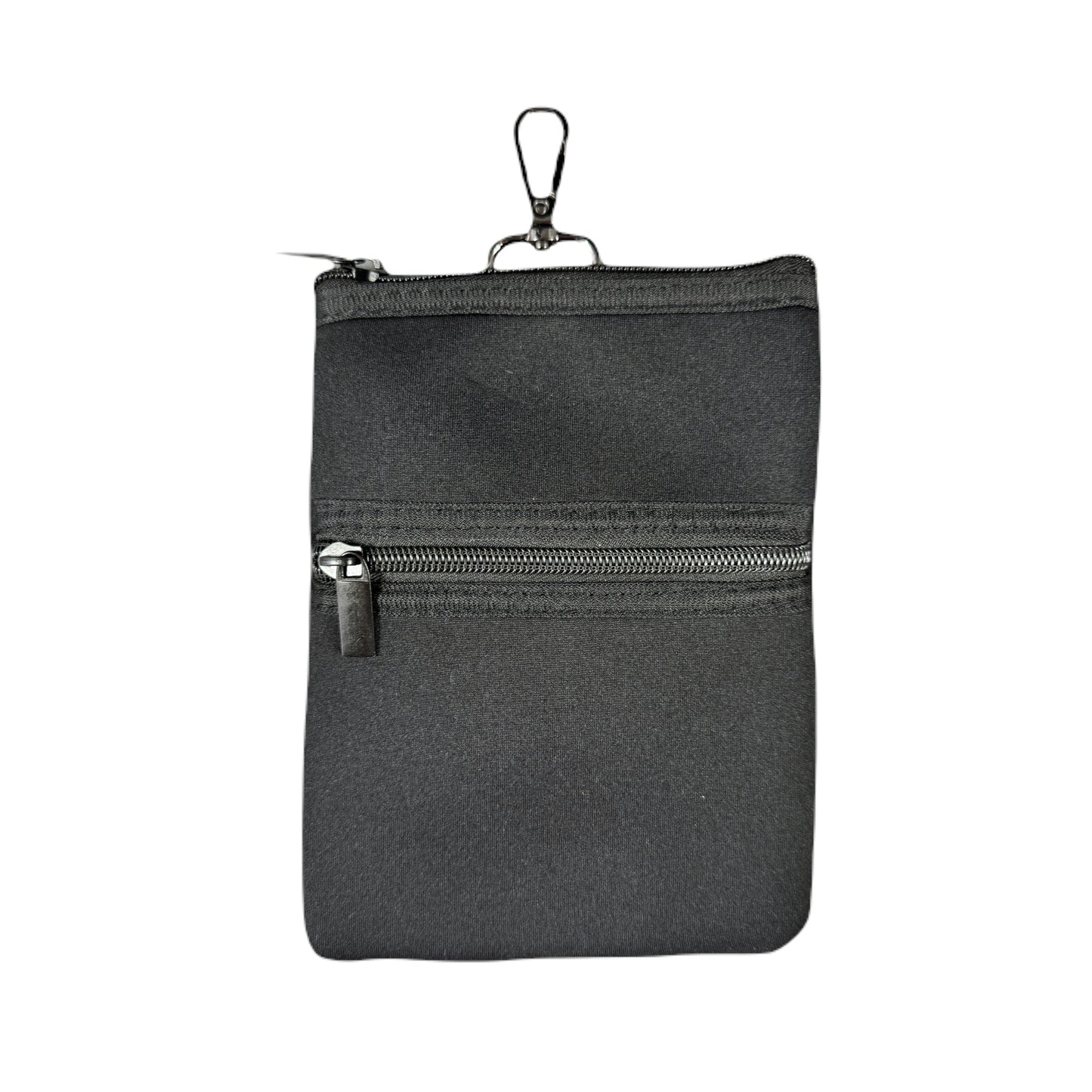 Double Zip Pouch - Black