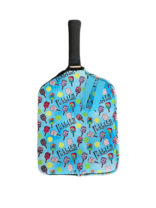 Pickleball Paddle Holder - Blue