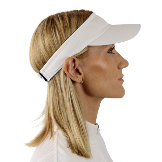 Ladies Sun Visor - White